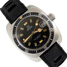 TITUS Calypsomatic Diver Date 8375 Big Crown automatico anni 1967