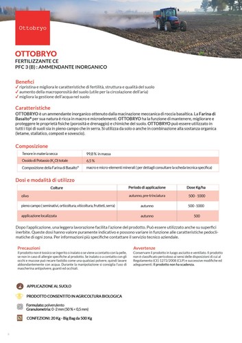 Ottobryo farina basalto - farina,