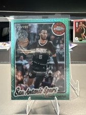 2025-26 Topps Basketball #TC-SC Stephon Castle Aqua Mojo Refractor /199 Spurs