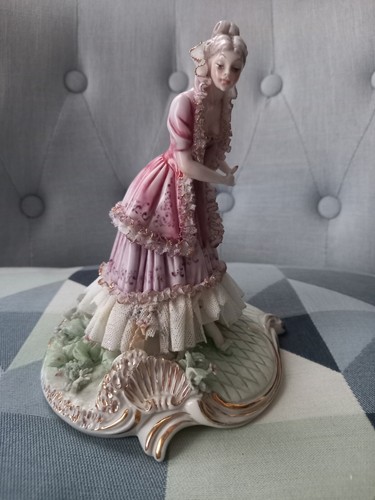 Statuina porcellana dama - statuina,