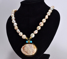 COLLANA IN ARGENTO 925  CAMMEO