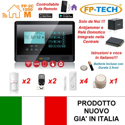Antifurto allarme touch screen - antifurto,