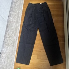 #1 ABBIGLIAMENTO UOMO Pantalone plissettato grigio tratteggiato Giorgio Armani vintage anni 80 90 32