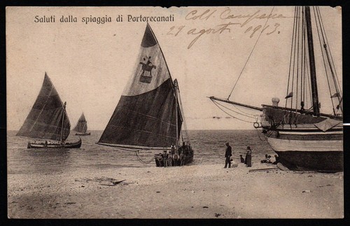 Cartolina portorecanati - portorecanati,