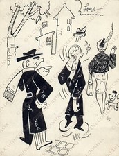 1950c TRIESTE Disegno artista