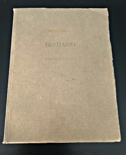 Bestiario libro artista - libro, n