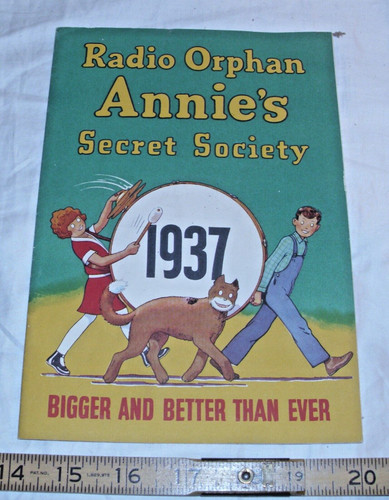 Radio orphan annie 1937 - orphan,