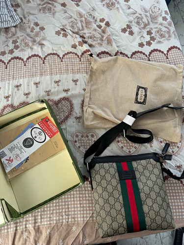 Gucci canvas borsa - gucci, a
