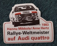 Adesivo Audi "Rally Campione