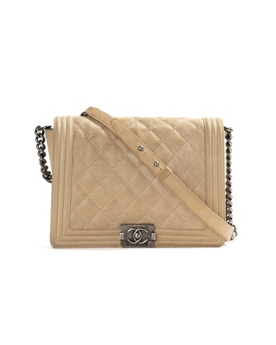 Chanel boy vintage beige - chanel,
