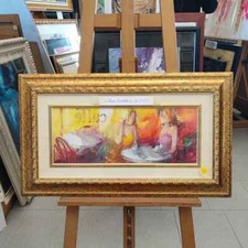 Giuliano Trombini olio su tela