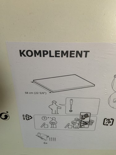 Ikea komplement mensola - ikea,