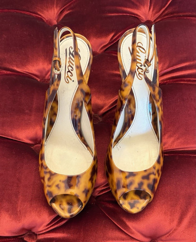 Gucci donna marrone vernice