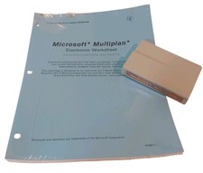 Texas Instruments TI99 Microsoft Multiplan Cartuccia Disco e Manuale SIGILLATO