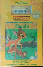 BAMBI + AUDIOCASSETTA WALT DISNEY WALT DISNEY 0 I CARTONATI BROSSURA