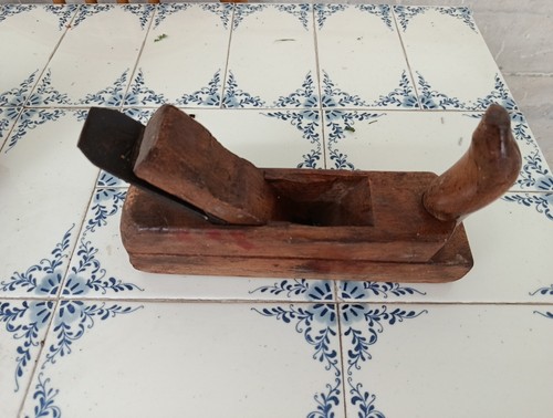 Antica pialla con manico - pialla,