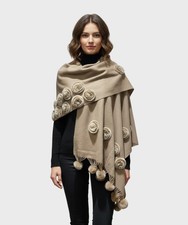 Galise mantella in lana con