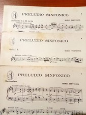 Trevisiol Mario, Preludio sinfonico (orchestrina), C. Beltramo 1929