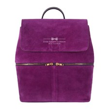 Zaino donna viola pelle
