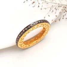 Anello Fedina Pave Diamante In
