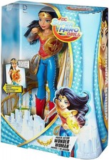 WONDER WOMAN BAMBOLA Figura Action 30cm RARA Suoni Luci DC COMICS Mattel DTR13