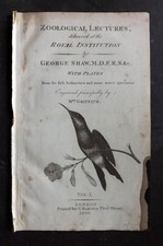 George Shaw 1809 Bird Print