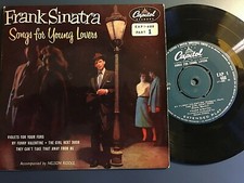 Frank Sinatra disco Capitol  45 giri 7' E.P. "Song for young lovers" made in GB.
