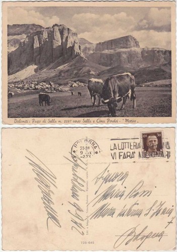 Passo sella verso e - verso,