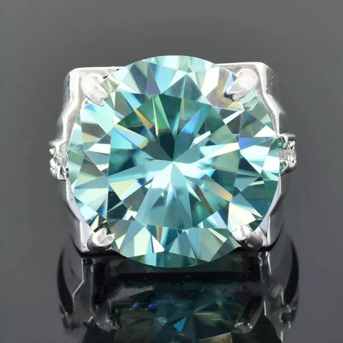 Blu trattato anello - blu,