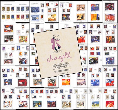 The marc chagall stamp - album,