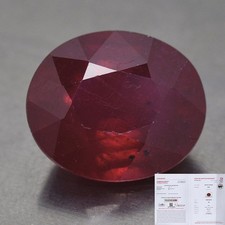 BELLISSIMO GRANDE RUBINO NATURALE CT. 10,00 CERTIFICATO GFCO