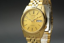 [Quasi MINT++] Orologio da uomo Seiko 5 7S26-0500 quadrante oro AT...