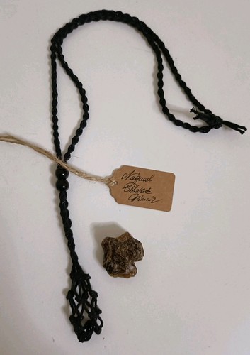 Collana amuleto ambra - collana,