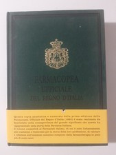 FARMACOPEA UFFICIALE DEL REGNO D'ITALIA anastatica del 1892 copia num. 602 1996