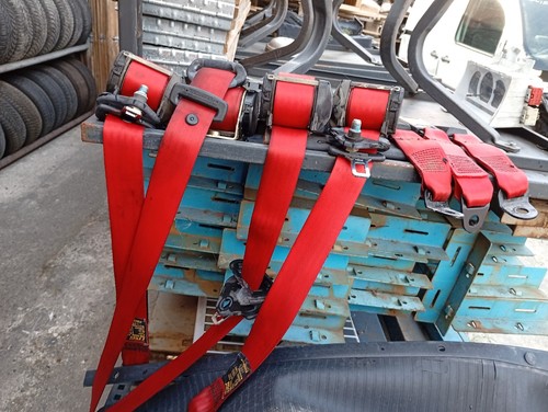 Cinture rosse racing fiat - rosse,