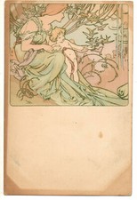 MUCHA ALPHONSE -  Les Ages de la vie - Enfance #5