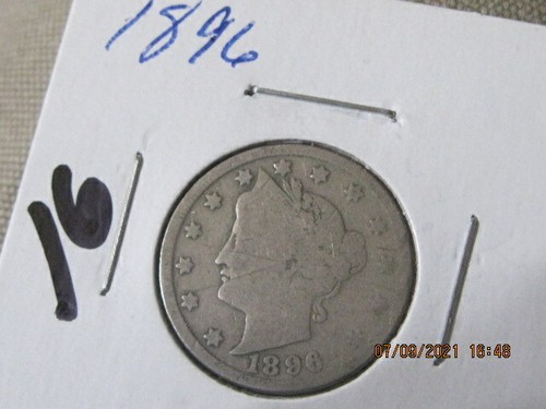 1896 liberty head nickels solo - 1896,