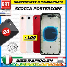 BACK COVER SCOCCA POSTERIORE VETRO+FRAME COMPLETA PER APPLE IPHONE 8 8G TELAIO