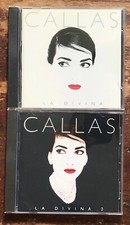 Callas La Divina 1 & 2 Madama Butterfly Puccini Verdi Like New Columbia House CD