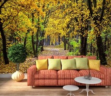 Carta da parati 3D autunno