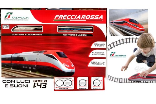 Pista treno freccia - freccia, rossa