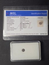 Cert. 0.92 ct Grey Color I3