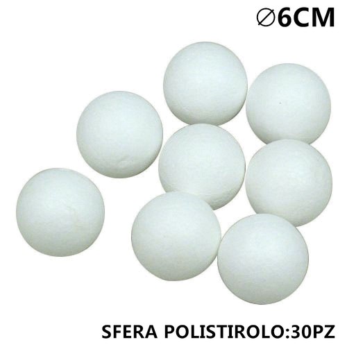 30x sfere polistirolo - di,