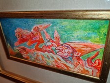 ALIGI SASSU  olio su tavola