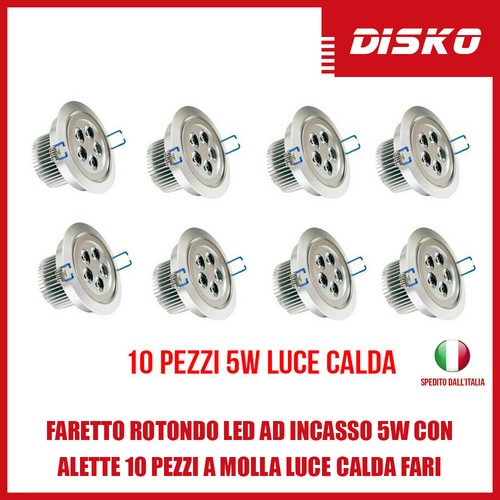 Faretto rotondo led incasso - rotondo, ad