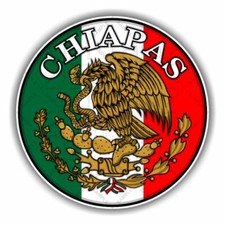 Chiapas Mexico decalcomania