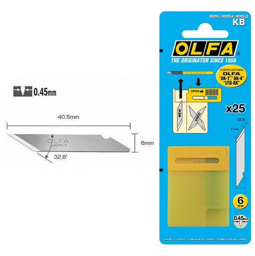 Lame olfa per coltello - 25,