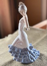 Statuina in ceramica ballerina