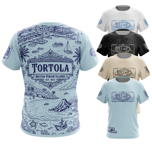 Shirt grafica tortola retrò - grafica,
