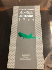 Alitalia Mille Miglia Premium Program 1994 brochure pubblicitario vintage epoca